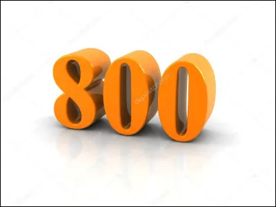 Comment dit-on ''800'' en portugais ?