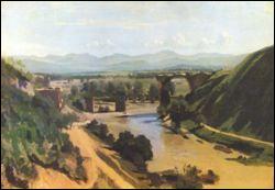 Quel peintre a reprsent 'Le pont de Narni' situ dans la rgion italienne de l'Ombrie ?