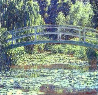 Quel peintre a reprsent 'Le pont japonais' de Giverny ?