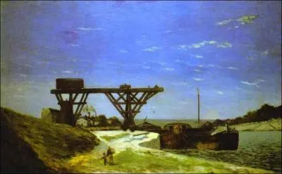 Quel peintre a reprsent 'La Seine  Paris entre le pont d'Ina et le pont de Grenelle' ?