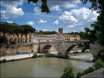 Ce fleuve, long de 405 km, prend sa source à 1 268 mètres d'altitude dans l'Apennin, arrose Rome et se jette dans la mer Tyrrhénienne : c'est l'/la/le ...