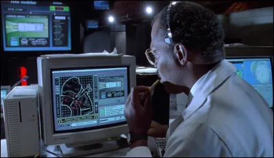 Quelle personnalité est sur l'ordinateur de Nedry ?