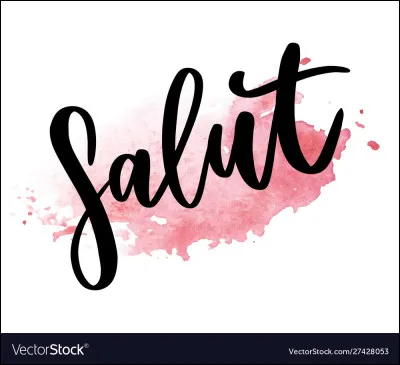 Comment écrit-on "salut" ?
