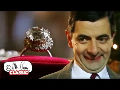 Dans un épisode de la série, qu'offre Mr Bean à sa copine à la place de la bague ?