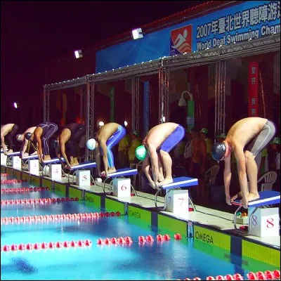 En natation, comment appelle-t-on la plateforme de d&eacute;part des nageurs ?