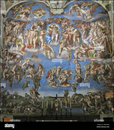 Qui a peint ''Le Jugement dernier'' sur un mur de la chapelle Sixtine, à Rome ?