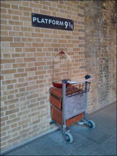 Quel héros de littérature se rend régulièrement sur la voie 9 3/4 ?