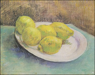 Qui a peint ce tableau intitulé ''Nature morte aux citrons'' ?