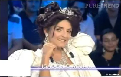 Dans quelle &eacute;mission t&eacute;l&eacute; Florence Foresti parodiait-elle Isabelle Adjani en Reine Margot, incapable de sortir de son personnage ?