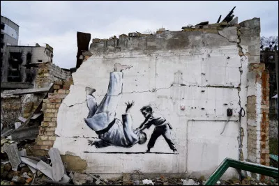 Pour illustrer quelle cause Banksy a-t-il créé cette &oelig;uvre ?