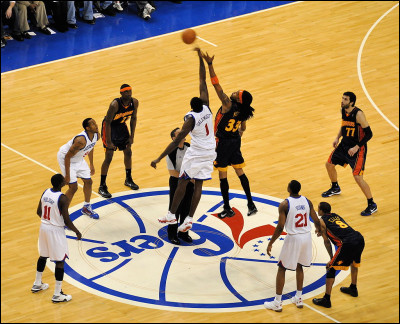 À combien de mètres de haut est placé le panier ?