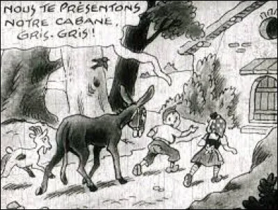 Dans quelle bande dessinée retrouve-t-on l'âne Gris-Gris ?