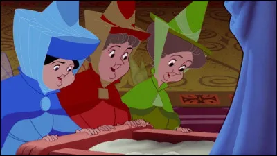 Dans ce même conte revu par Walt Disney, quels étaient les prénoms très printaniers des trois marraines ?