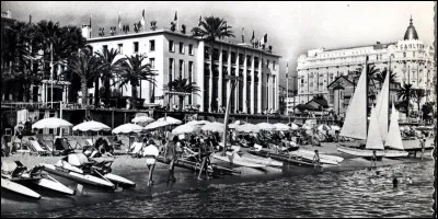 Ce 20 septembre, s'ouvre le premier festival du cinéma à Cannes : c'était en ...