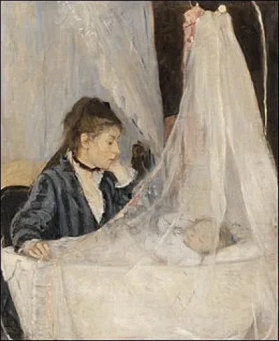 Qui a réalisé cette peinture en 1872 intitulé " Le Berceau " ?