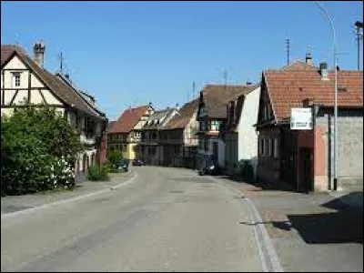 Village de l'arrondissement de Sélestat-Erstein, Zellwiller se situe en région ...