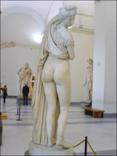 Qui est cette jeune femme, bien occupée à contempler son galbe olympien à travers l'onde ?