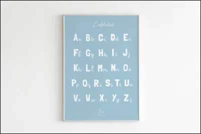 Est-ce que ton prénom commence par l'une de ces lettres ? 
Sinon choisis celle que tu veux.