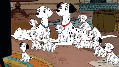 Avec quoi les dalmatiens camouflent-ils leur pelage noir et blanc dans le dessin animé ''Les 101 Dalmatiens'' ?