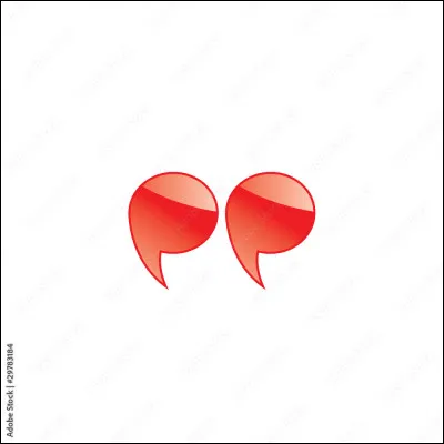 Que doit-il y avoir entre des guillemets anglaises et le mot qui doit être mis entre guillemets ?