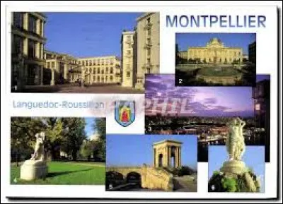 Un ami vous a envoy&eacute; une carte postale de Montpellier. Pr&eacute;fecture de son d&eacute;partement, travers&eacute;e entre autres par la Mosson et le Lez, elle se situe ...