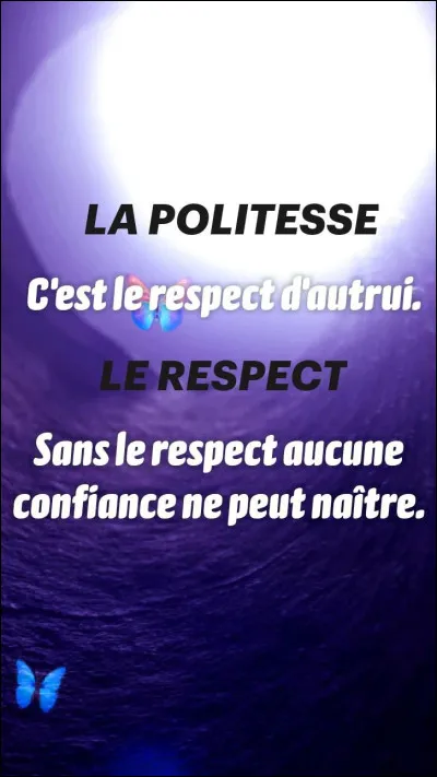 Et enfin es-tu polie ?