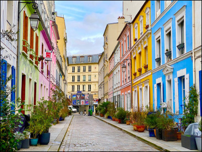 Quel est le nom de cette rue très colorée, prisée des instagrameurs ?