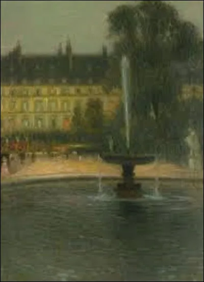 Vers 1900, quel postimpressionniste a réalisé cette toile intitulée ''Le Bassin des Tuileries'' ?
