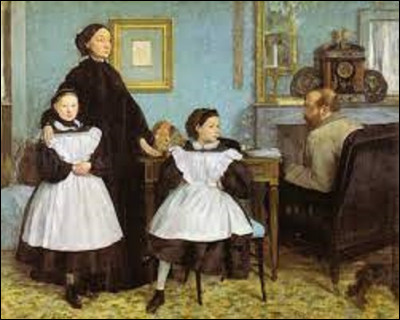 On débute notre voyage pictural en cherchant un impressionniste. De ces trois artistes, lequel a réalisé, entre 1858 et 1869, cette toile intitulée ''La Famille Bellelli'' ?