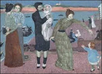 On poursuit en cherchant un nabi. De ces trois membres de ce courant pictural, lequel a exécuté, en 1899, ce tableau nommé ''Les Parisiens au bord de la mer'' ?