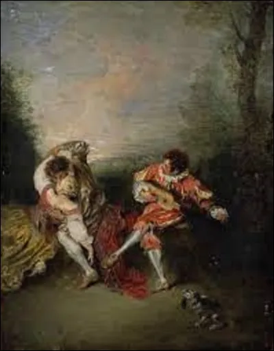 Huile sur panneau peinte vers 1718, ''La Surprise'' est une peinture réalisée par un rococo. Quel artiste est l'auteur de ce tableau ?
