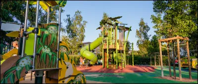 Que fais-tu si tu vois un parc de jeux pour enfants ?