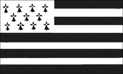 Le 'drapeau' breton est appel 'Gwenn-ha-du', expression qui signifie :