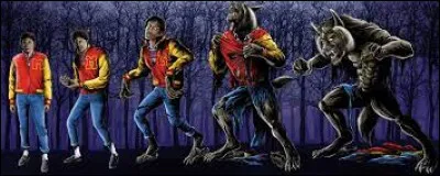 La deuxième qui est très connue aussi, c'est Thriller, de Michael Jackson. 

'''Cause this is thriller, thriller night
And no one's gonna save you
From the beast about to strike
You know it's thriller, thriller night
You're ________ for your life inside a ______ 
Thriller tonight, yeah [...]''