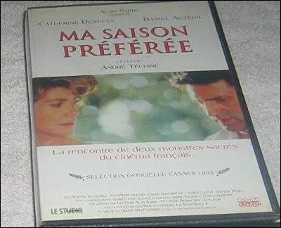 "Ma saison préférée" est le titre d'un film dans lequel joue Daniel Auteuil.