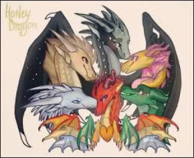 Je suis le père d'une Aile de Ciel et mes écailles d'Aile de Pluie ne changent pas de couleur.