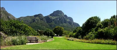 Pr&egrave;s de quelle ville sud-africaine se trouve le jardin botanique de "Kirstenbosch" ?