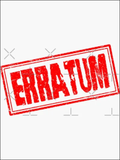 Quel est le pluriel du mot latin "erratum" ?