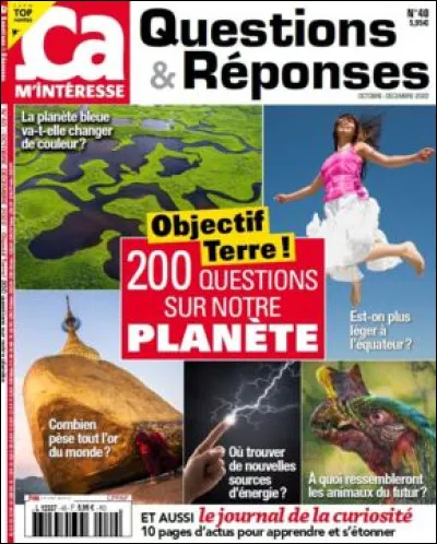 Voici le magazine "ça m'intéresse - Questions & Réponses". À quelle fréquence est-il édité ?