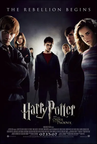 Comment s'appelle Harry Potter 5 ?