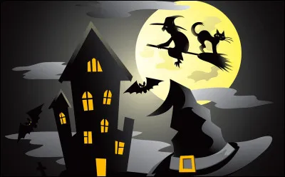 La petite citrouille demande encore à la sorcière : "Pourquoi voles-tu sur un balai ?"