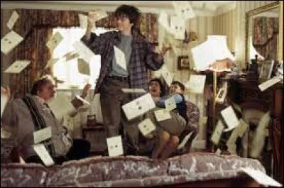 Comment les lettres de Poudlard entrent-elles lorsque Vernon condamne la boîte aux lettres ?