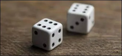 Sur un dé, toutes les deux faces opposées font 7.