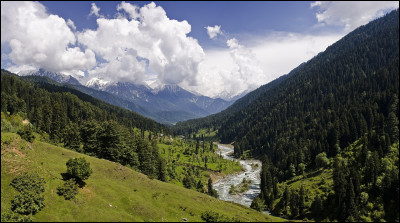 Dans quel pays se trouve la région du Cachemire qui donne son nom à une matière naturelle ?