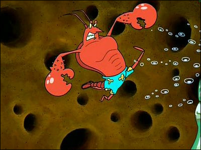 Outre la musculation, quel sport pratique Larry le homard ?