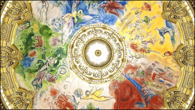 De quel monument parisien Marc Chagall a-t-il peint le plafond ?