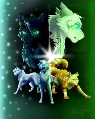 La prophétie "Ils seront trois, parents de tes parents, à détenir le pouvoir des étoiles entre leurs pattes" concerne également un parent d'un parent d'un parent d'Étoile de Feu.