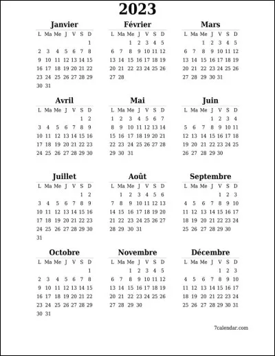 Cet évènement arrive plus tôt dans l'année.