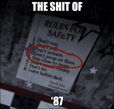 Combien de règles sont marquées sur la feuille "Rules for Safety" ?