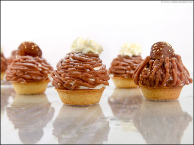 Outre la meringue et la chantilly, que faut-il ajouter pour créer un dessert ''Mont Blanc'' ?